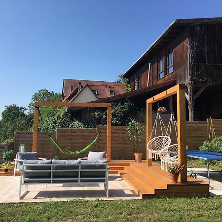 Au Relais De L'Histoire Gite Classe 4 Etoiles Oberbronn Exterior foto