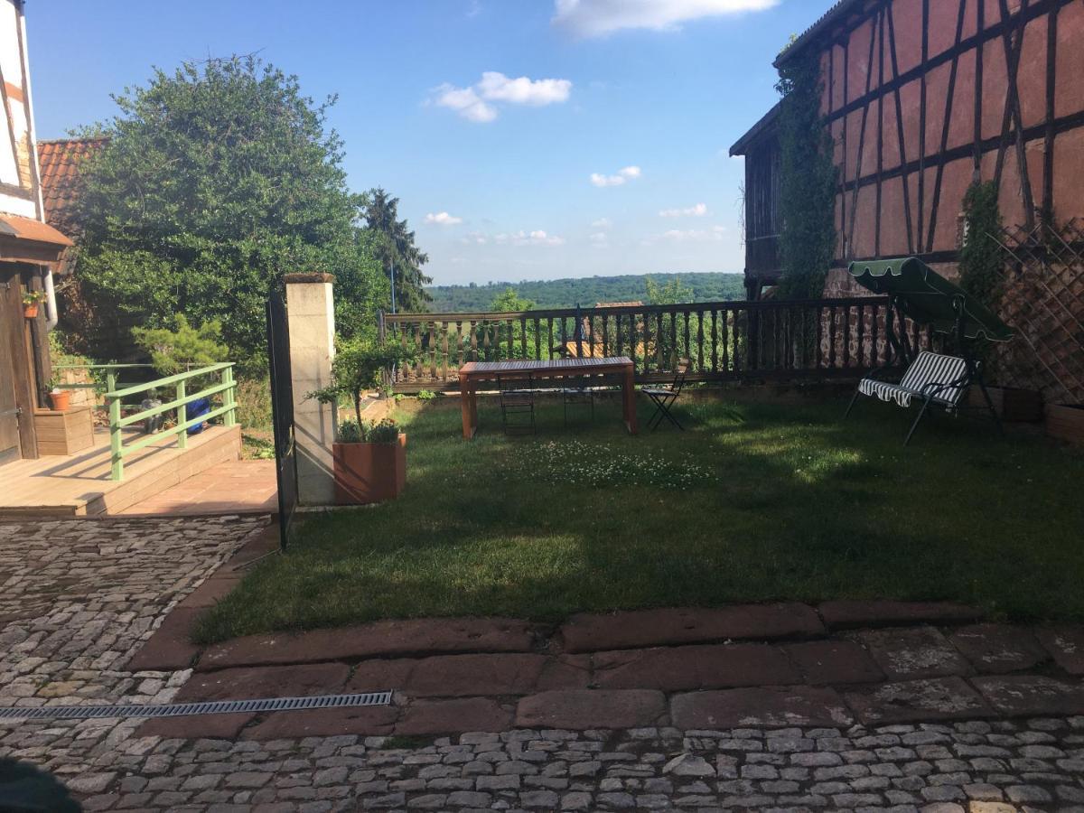 Au Relais De L'Histoire Gite Classe 4 Etoiles Oberbronn Exterior foto